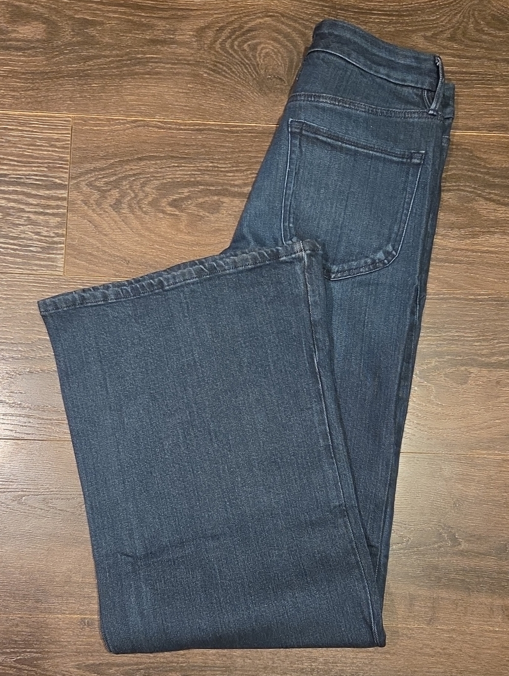 ❤️ NWOT! GOOD AMERICAN GOOD WAIST HIGH RISE WIDE LEG PALAZZO JEANS, 8 (29) - Picture 7 of 8